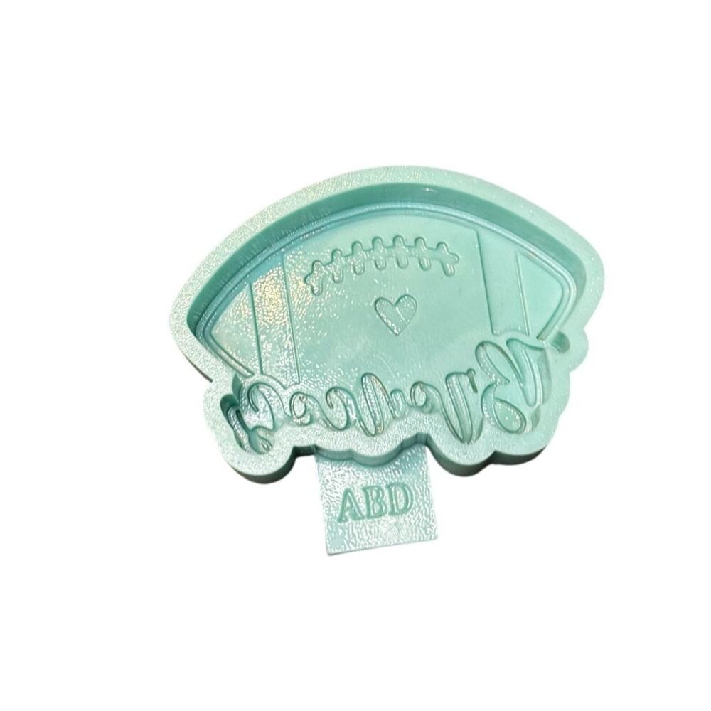 Broncos Football Silicone Freshie Mold